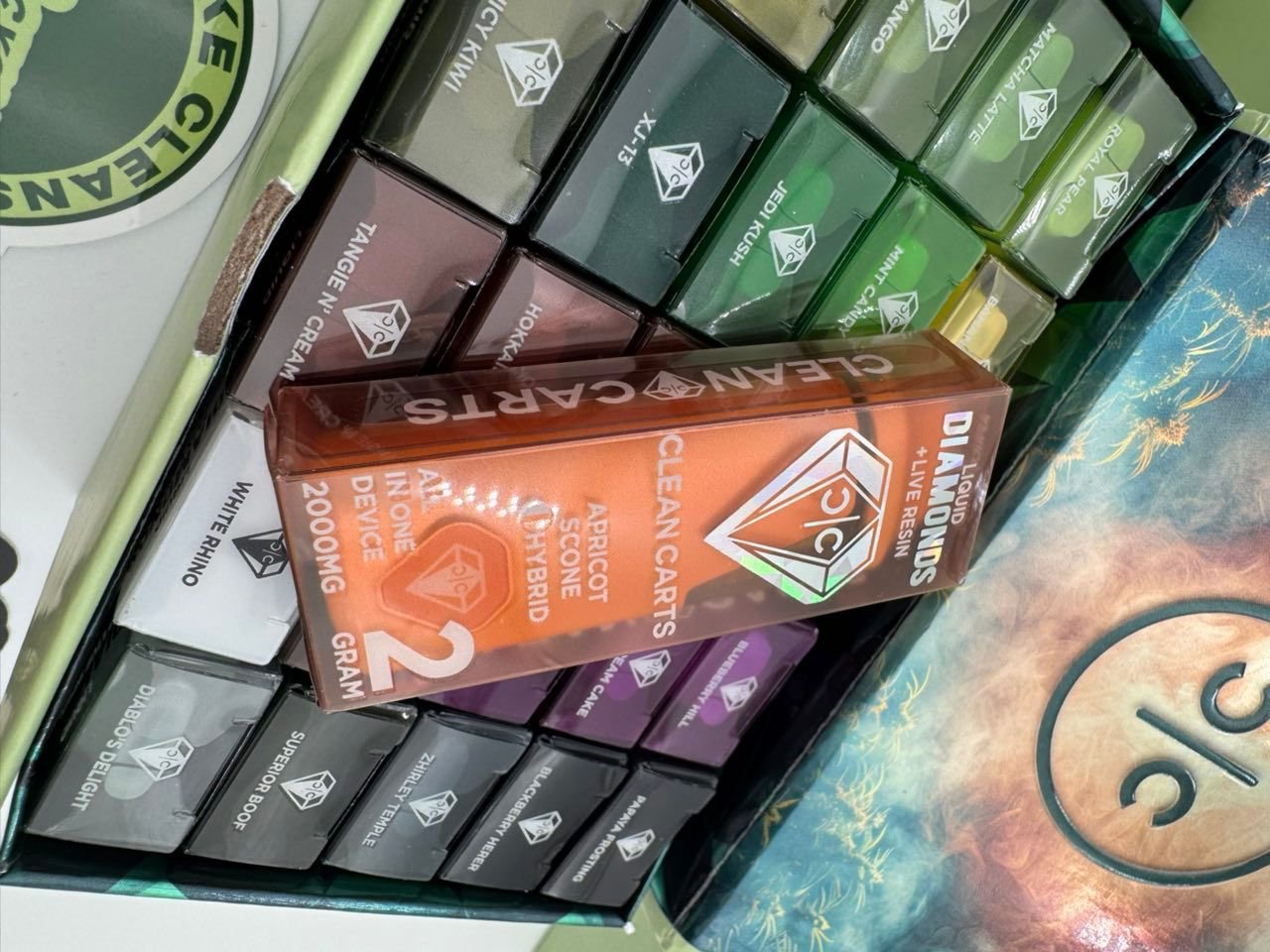 Clean Carts Spring Green Disposable 2G - Cycling Edition Clean Carts Spring Green Disposable 2G - Cycling Edition