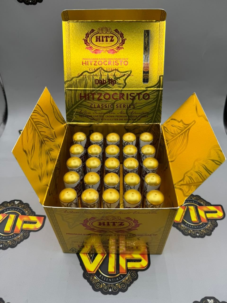 Hitzocristo Premium Indoor Flower X Rosin Infused Dab Tip - VIP