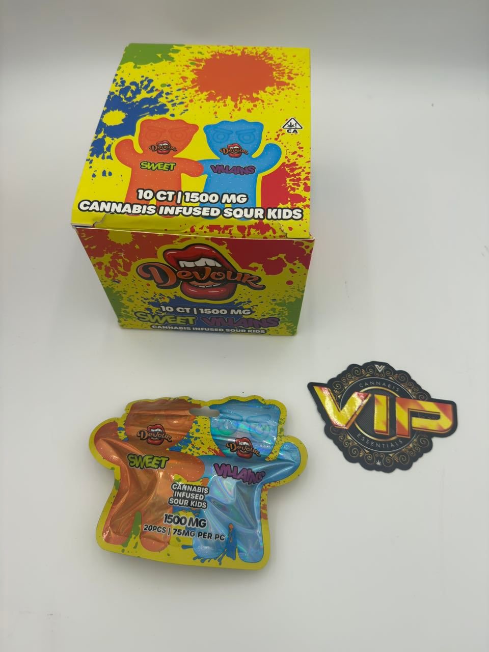 Devour Gummies Sweet Villains 1500mg Devour Gummies Sweet Villains 1500mg