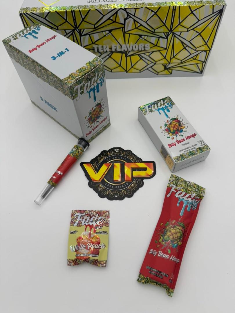 Fade Disposable 2G 3 in 1 Gummy + Pre roll Fade Disposable 2G 3 in 1 Gummy + Pre roll