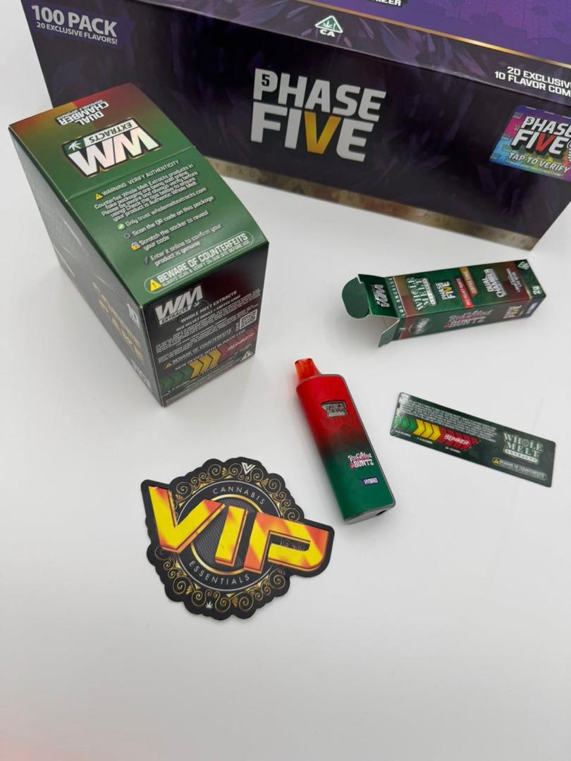 Whole Melt Extracts Phase Five 2G Disposable Whole Melt Extracts Phase Five 2G Disposable