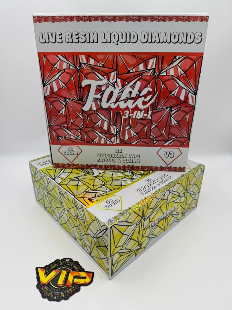 Fade Disposable 2G 3 in 1 Gummy + Pre roll Fade Disposable 2G 3 in 1 Gummy + Pre roll