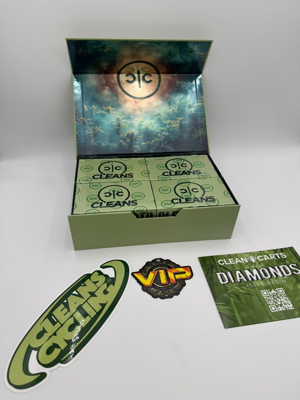 Clean Carts Spring Green Disposable 2G - Cycling Edition Clean Carts Spring Green Disposable 2G - Cycling Edition