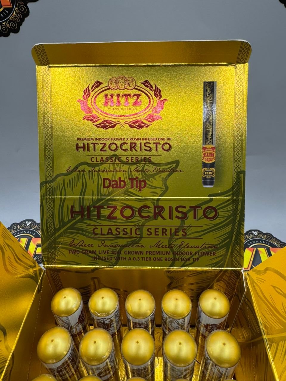 Hitzocristo Premium Indoor Flower X Rosin Infused Dab Tip Hitzocristo Premium Indoor Flower X Rosin Infused Dab Tip
