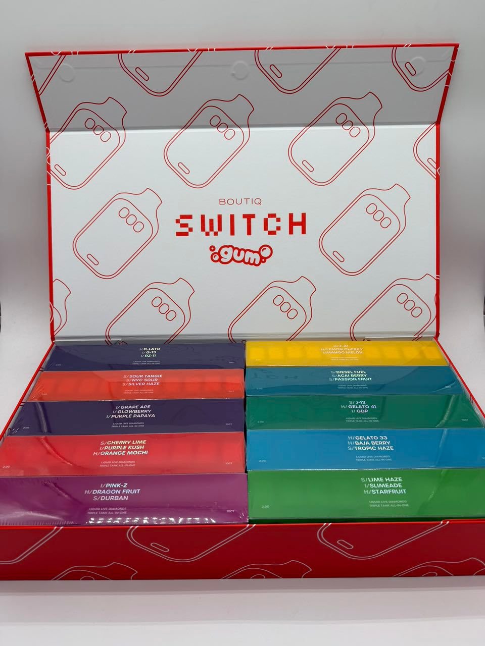Boutiq Switch Gum Disposable 2G V6 Boutiq Switch Gum Disposable 2G V6