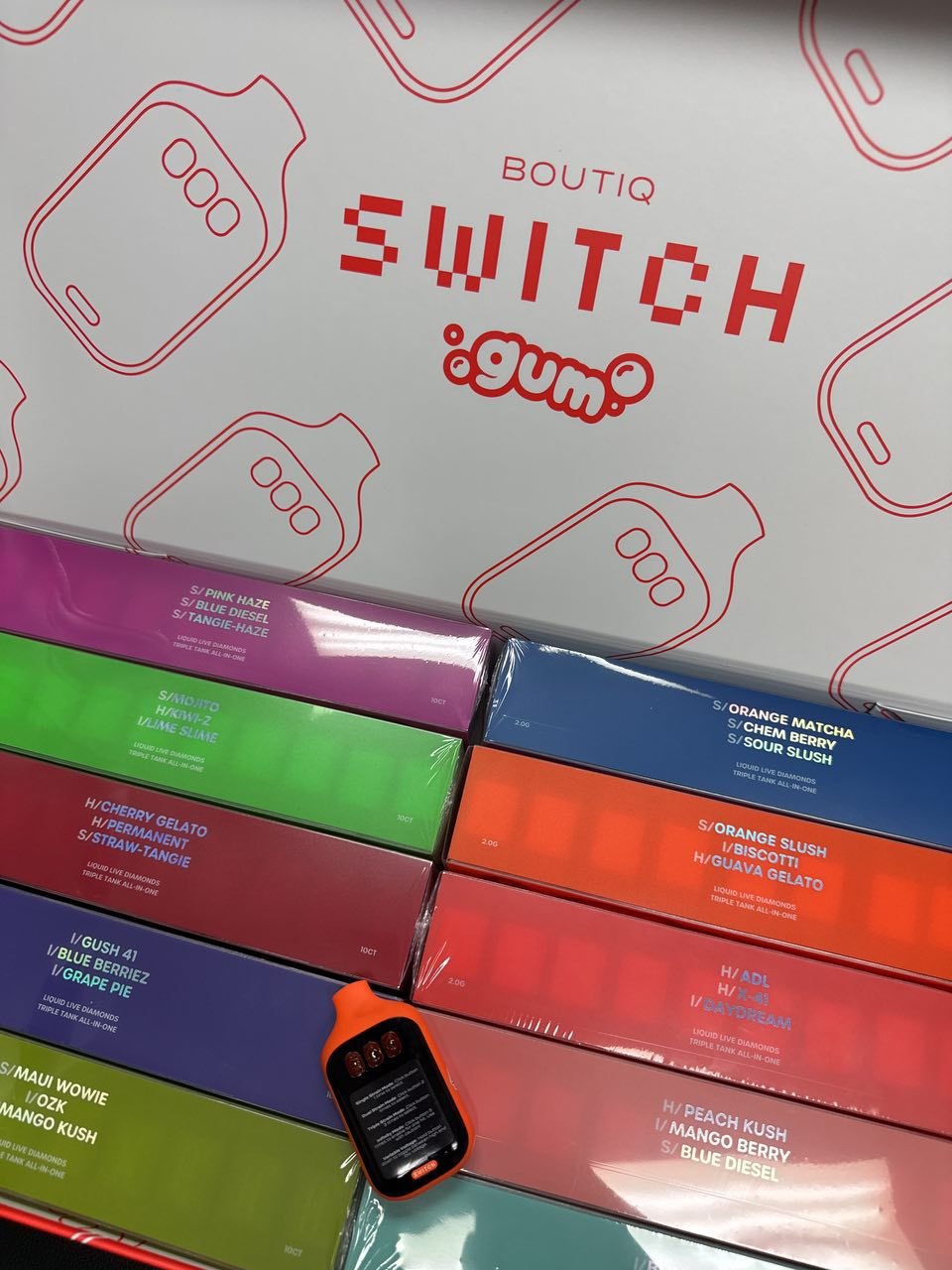 Boutiq Switch Gum Disposable 2G V6 Boutiq Switch Gum Disposable 2G V6