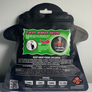 Devour Sour Rings 1500mg Edibles 4 Devour Sour Apple Sour Rings 1500MG Back rotated 1
