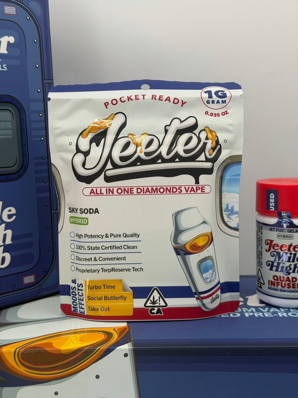 Jeeter Mile High Club Disposable 1G With Pre roll Jeeter Mile High Club Disposable 1G With Pre roll