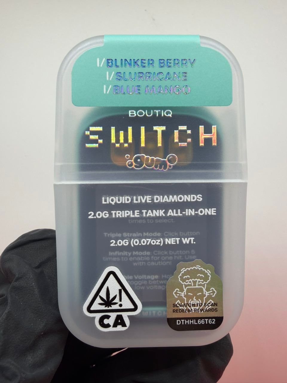 Boutiq Switch Gum Disposable 2G V6 Boutiq Switch Gum Disposable 2G V6