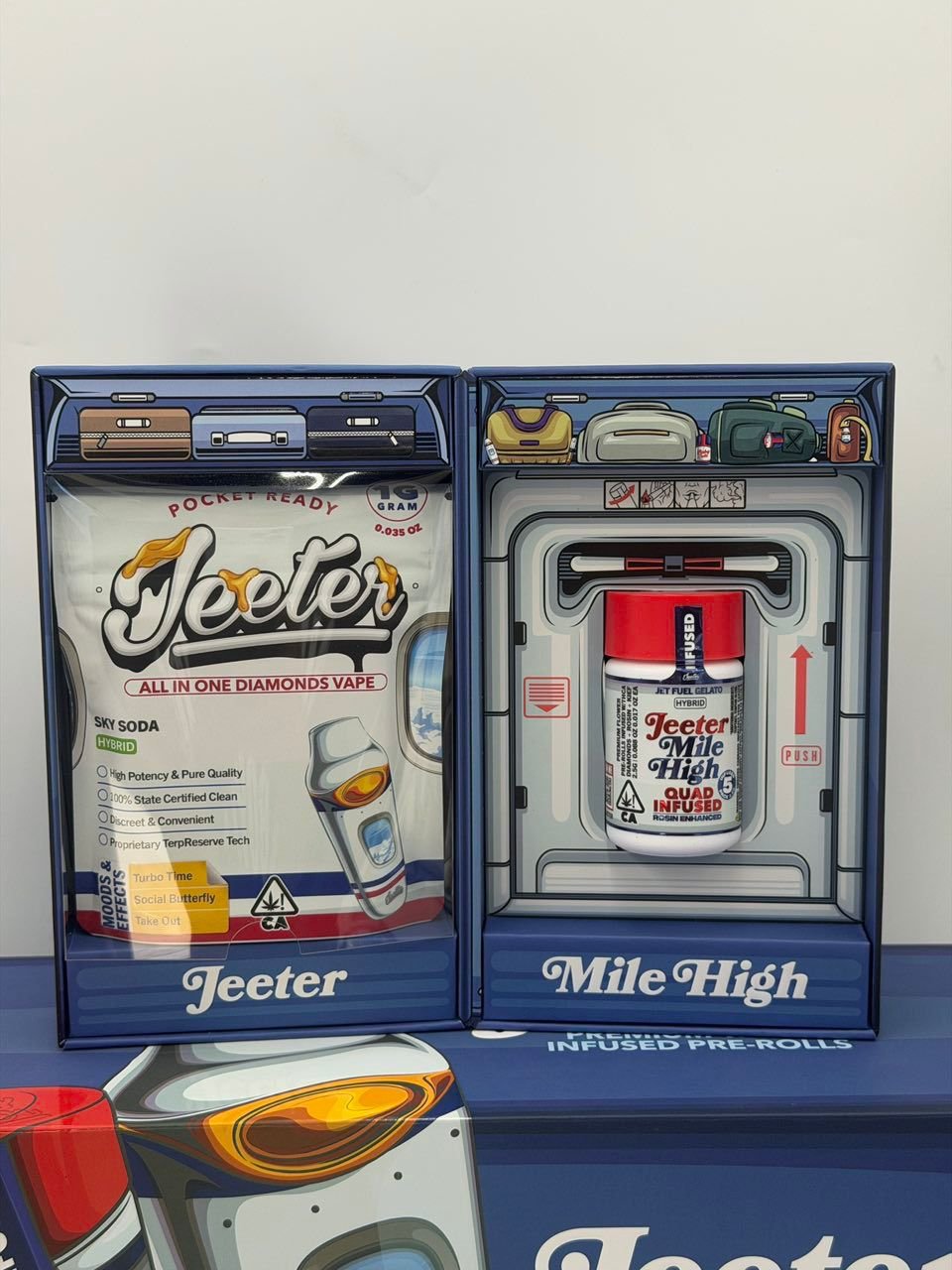 Jeeter Mile High Club Disposable 1G With Pre roll Jeeter Mile High Club Disposable 1G With Pre roll