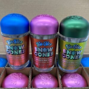 Big Chief Snow Cones Pre Rolls – Infused W/ LIVE RESIN + DIAMONDS (5 preroll per Jar) 4 image 109