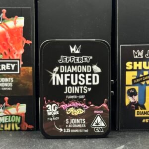 JEFFEREY DIAMOND INFUSED JOINTS – FLOWER + KIEF – 5 JOINTS