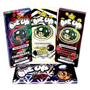 ONE UP MUSHROOM CHOCOLATE BAR 3.5G 5 one up a