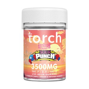 Torch Haymaker Blend Gummies 3500MG 4 torch haymaker 3500mg gummies Sour Punch 1